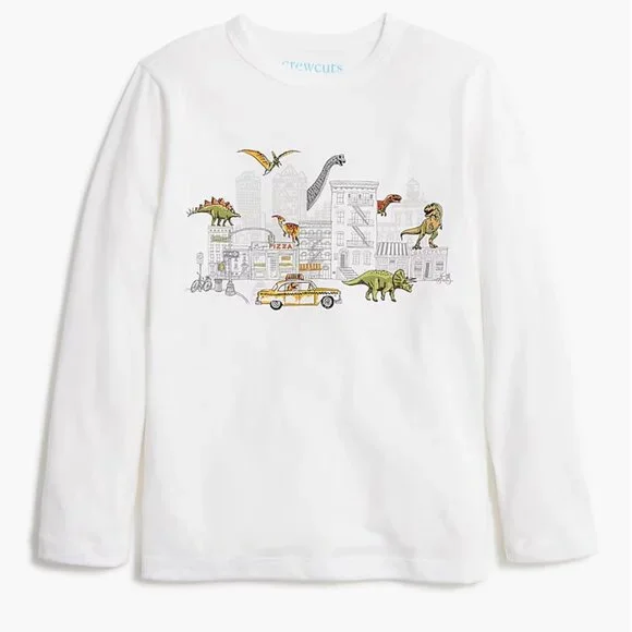 Crew Factory Shirts Tops J Crew Crewcuts Boys Dinosaur In
